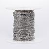 Tarnish Resistant 304 Stainless Steel Cable Chains CHS-H009-22P-2