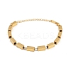 304 Stainless Steel Link Bracelets for Women BJEW-D349-02G-2