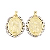 Rack Plating Brass Pendants KK-P269-14G-A-1