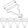 10 Sets Iron Gourd Buckle and In-line Buckle DIY-BBC0002-75B-P-1