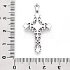 Tibetan Style Alloy Cross Gothic Pendants X-TIBEP-371-AS-LF-3