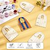 Wooden Fairy Door Decoration WOOD-NB0001-64A-4