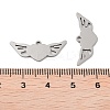 Non-Tarnish 201 Stainless Steel Pendants STAS-A090-14P-3