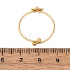 304 Stainless Steel Open Cuff Ring for Women RJEW-A071-01C-G-5