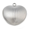 Anti-Tarnish 304 Stainless Steel Pendants STAS-M084-03A-P-1