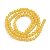 Natural Mashan Jade Round Beads Strands X-G-D263-4mm-XS07-2