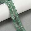 Natural Green Strawberry Quartz Beads Strands G-H078-C42-6mm-1