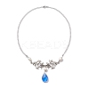 Pearl & Teardrop Glass Jewelry Set SJEW-JS01291-5