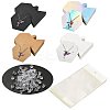 40Pcs Paper Jewelry Display Cards CDIS-FS0001-32C-2