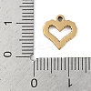 Ion Plating(IP) 304 Stainless Steel Pendant Rhinestone Settings STAS-U019-37G-3