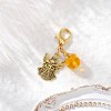 Tibetan Style Alloy Angel Pendant Decorations HJEW-JM03837-02-1