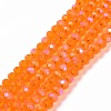 Electroplate Glass Beads Strands EGLA-A034-T2mm-L07-1