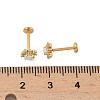 304 Stainless Steel Synthetic Opal Stud Earrings EJEW-B143-01G-07-5
