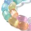 Natural Selenite Beads Strands X-G-F750-M-2