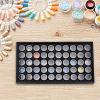 50 Grids Plastic Loose Diamond Storage Boxes MRMJ-WH0012-40A-5