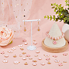 100Pcs 5 Styles Alloy Enamel Charms ENAM-HS0001-03-5