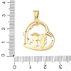 Brass Micro Pave Cubic Zirconia Pendants KK-CBA0009-10G-E-3
