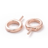 925 Sterling Silver Screw Eye Peg Bails STER-D035-42RG-3