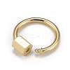Brass Screw Carabiner Lock Charms LS-KK-T047-06G-3