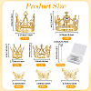 Crown Zinc Alloy Cake Decoration AJEW-CP0008-85S-2