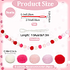Wool Felt Ball Garland Colorful Pom Pom AJEW-WH0258-717A-2