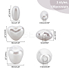 300Pcs 3 Style Resin Beads RESI-CA0001-15-2