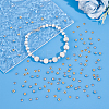 160Pcs 2 Colors 304 Stainless Steel Bead Caps STAS-UN0061-26-2
