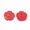 2-Hole Acrylic Buttons BUTT-Q037-08-3