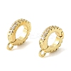 Brass Micro Pave Clear Cubic Zirconia Enhancer Shortener Bails CU-CBA6938-20G-02-1