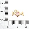 Brass Pave Cubic Zirconia Charms KK-C096-02G-3