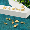 Craftdady 20Pcs 10 Style Brass Charms KK-CD0001-24-6