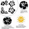 4Pcs 4 Styles PET Waterproof Self-adhesive Car Stickers DIY-WH0308-225A-090-4