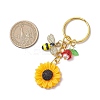 Acrylic Alloy Enamel Keychains KEYC-JKC01166-3