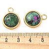 Ion Plating(IP) 304 Stainless Steel with Gemstone Pendants STAS-Q345-11G-01-3