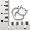 Anti-Tarnish 304 Stainless Steel Pendants LS-STAS-S149-01P-3