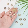 12Pcs 3 Styles Natural Paua Shell Resin Pendants KK-GO0001-82-3
