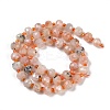 Natural Sunstone Beads Strands G-H057-A19-01-3