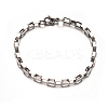 Tarnish Resistant 304 Stainless Steel Box Chain Bracelets LS-BJEW-M165-01P-1