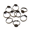 Brass Pad Ring Base Findings EC022-NFAB-2