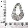 304 Stainless Steel Pendants STAS-L280-07AS-03-3