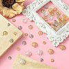60Pcs 6 Styles Flower Brass Fancy Bead Caps KK-CJ0002-20-NR-6