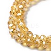 Electroplate Glass Bead Strands LS-EGLA-R015-4mm-30-2