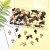 100Pcs 4 Colors Wooden Pendants WOOD-FS0001-50-9