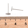 Tarnish Resistant Original Color Stainless Steel Stud Earring Findings X-STAS-E025-5-2