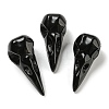 Natural Obsidian Pendants G-M417-06A-1