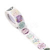 8 Patterns Easter Theme Self Adhesive Paper Sticker Rolls DIY-C060-03J-3