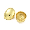 Rack Plating Oval Brass Stud Earrings EJEW-C116-03G-2