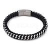 Leather Cord Bracelets BJEW-A009-04P-1