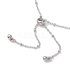304 Stainless Steel Slider Bracelet Makings AJEW-JB01252-02-3