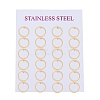 304 Stainless Steel Stud Earrings EJEW-Z012-10D-G-3